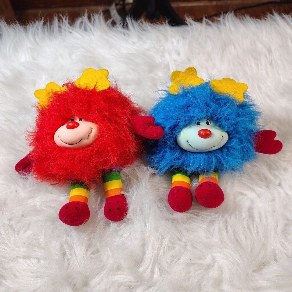 VTG 1983 Hallmark Rainbow Brite Champ Romeo Sprite Bundle